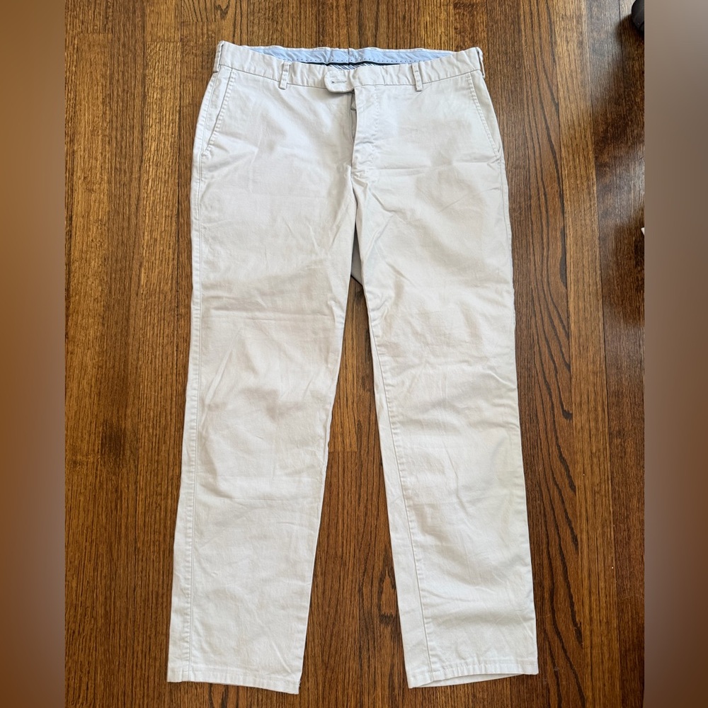 Peter Millar Cream Chinos